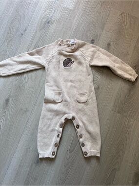 3/$80🌈 — Jamie Kay Cream Hedgehog Knit One-Piece size 1Y